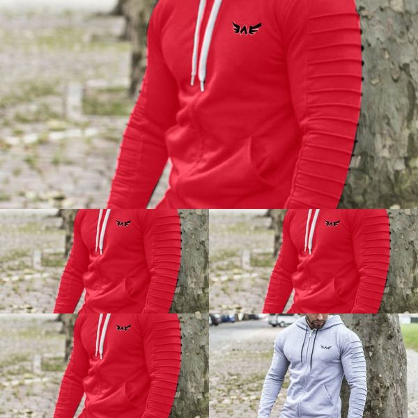 new muscle fitness brother spring and autumn leisure hooded coat zippersweater zippersweater coat men's fitness zipper cardigan trainin, Black
new muscle fitness brother spring and autumn leisure hooded coat zippersweater zippersweater coat men's fitness zipper cardigan trainin, Black