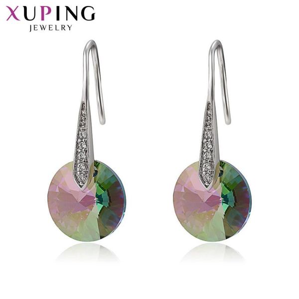 Xuping Jewelry Newest Charms Styles Round Crystals Earrings for Ladies 97620, Silver
Xuping Jewelry Newest Charms Styles Round Crystals Earrings for Ladies 97620, Silver