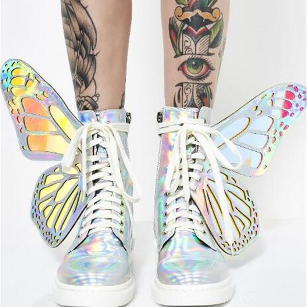 2021 pulls laser pink girls big butterfly wings decoration finger round foot rentals up sneakers flat women's short boots 8vcp, Black
2021 pulls laser pink girls big butterfly wings decoration finger round foot rentals up sneakers flat women's short boots 8vcp, Black