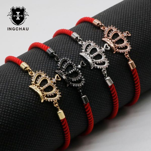 charm bracelets 2021 fashion gold color cubic zirconia queen crown bracelet women milan rope adjustable for jewlery ml-01, Golden;silver
charm bracelets 2021 fashion gold color cubic zirconia queen crown bracelet women milan rope adjustable for jewlery ml-01, Golden;silver