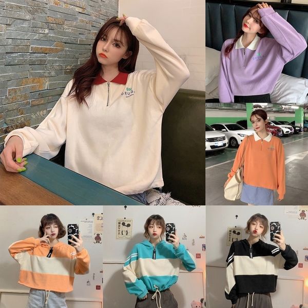 soukq autumn ins winter sweater clothing clothing 2020 new korean and size short large style popular lapel women's clothingstyle thin s, Black
soukq autumn ins winter sweater clothing clothing 2020 new korean and size short large style popular lapel women's clothingstyle thin s, Black
