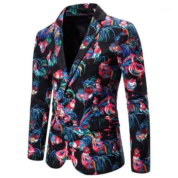 colorful bird print casual blazer men slim fit nightclub party floral suit jacket stage singer costume homme wedding blazers man1, White;black
colorful bird print casual blazer men slim fit nightclub party floral suit jacket stage singer costume homme wedding blazers man1, White;black