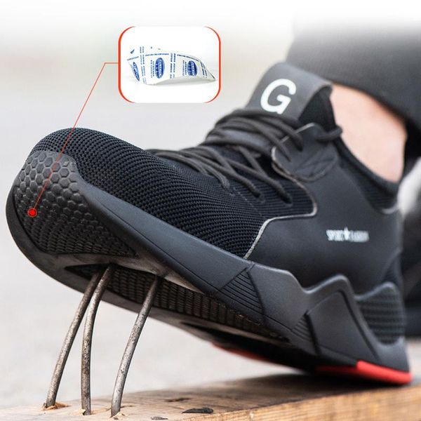 male steel toe work safety boot anti-puncture safety shoes men boots indestructible shoes work sneakers boots 50, Black
male steel toe work safety boot anti-puncture safety shoes men boots indestructible shoes work sneakers boots 50, Black