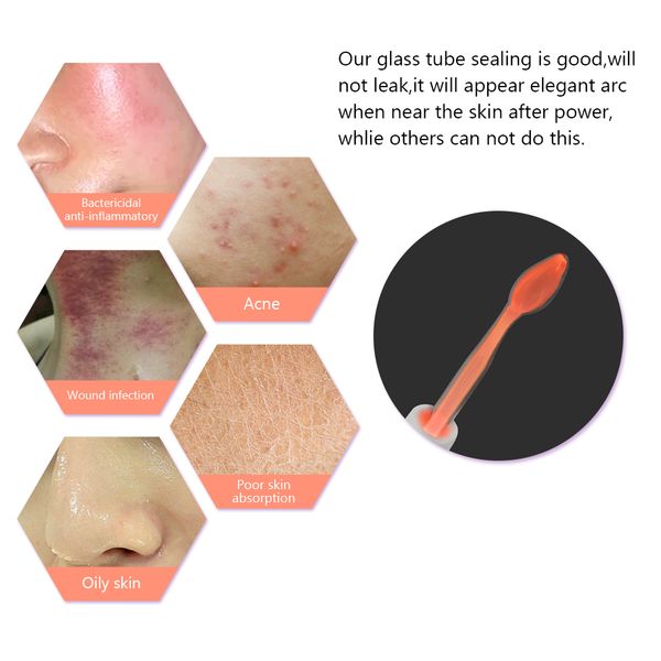 7in1 high frequency facial spa machine electrode glass tube wand household handheld electrotherapy wand comb acne remover beauty
7in1 high frequency facial spa machine electrode glass tube wand household handheld electrotherapy wand comb acne remover beauty