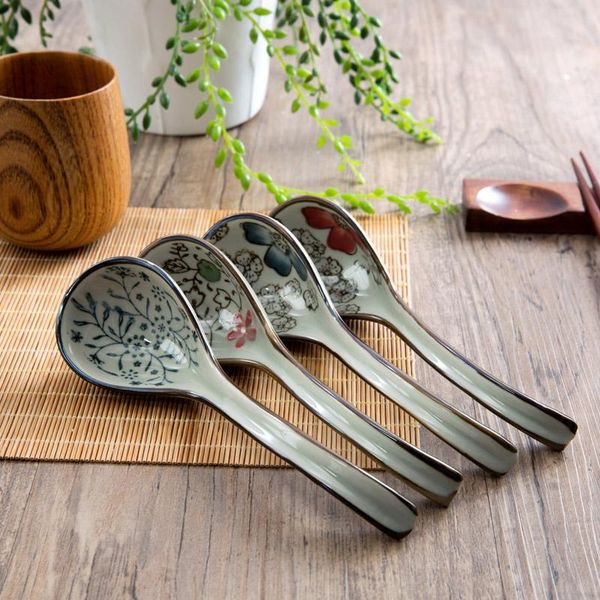 spoons 1pcs chinese style ceramic long handled soup spoon kitchen tableware dessert coffee scoop cooking soeplepel rice paddle
spoons 1pcs chinese style ceramic long handled soup spoon kitchen tableware dessert coffee scoop cooking soeplepel rice paddle