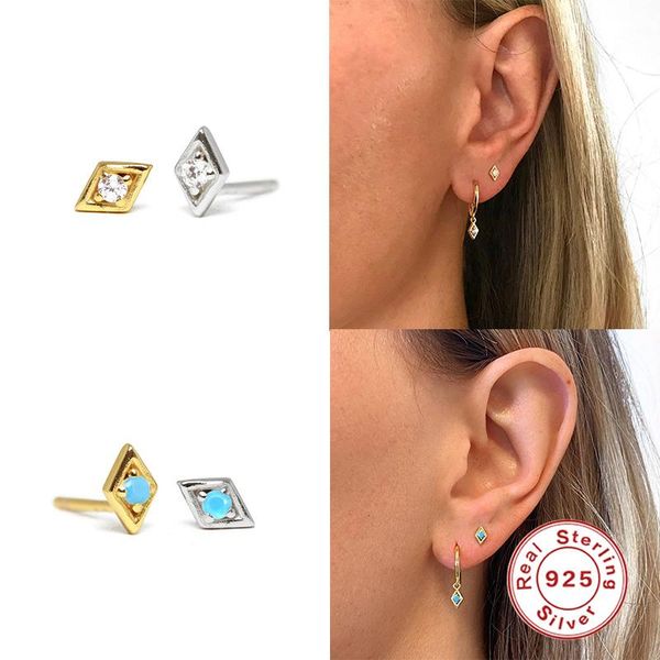 stud boako 925 sterling silver rhombus crystal earrings for women girls small geometric turquoise ear party jewelry gifts, Golden;silver
stud boako 925 sterling silver rhombus crystal earrings for women girls small geometric turquoise ear party jewelry gifts, Golden;silver