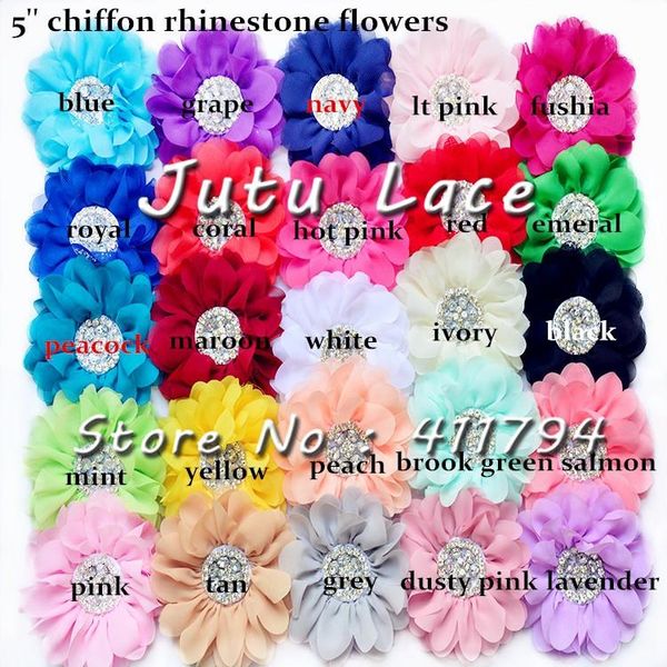 60 pcs/lot , 5'' big shabby chiffon flower with rhinestone for headband apparel accessories 25 colors, Red;brown
60 pcs/lot , 5'' big shabby chiffon flower with rhinestone for headband apparel accessories 25 colors, Red;brown