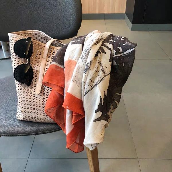 shawded summer thin silk scarf women's beach towel sunscreen shawl black forest hundred long scarf autumn and winter neck bbyllz bdehom, Blue;gray
shawded summer thin silk scarf women's beach towel sunscreen shawl black forest hundred long scarf autumn and winter neck bbyllz bdehom, Blue;gray