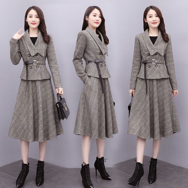 chess and jacket for women formal skirt business suit femme conbinaison sflu, White;black
chess and jacket for women formal skirt business suit femme conbinaison sflu, White;black