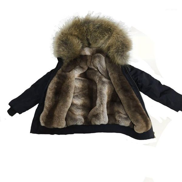 balck children faux fur coat real raccoon fur collar natural color parka winter warm and cute s-xl1, Black
balck children faux fur coat real raccoon fur collar natural color parka winter warm and cute s-xl1, Black