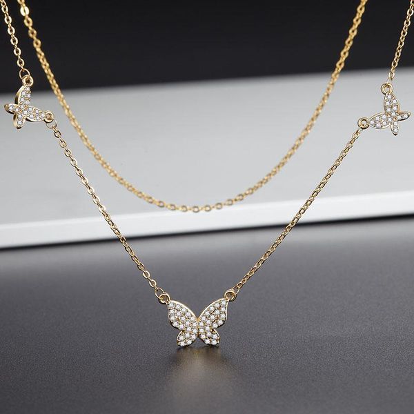 chokers funmode gold color link chain cubic zircon pave butterfly necklace for women party accessories wholesale fn206, Golden;silver
chokers funmode gold color link chain cubic zircon pave butterfly necklace for women party accessories wholesale fn206, Golden;silver