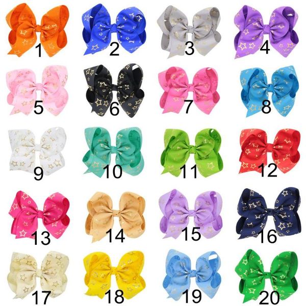 hair accessories 20pcs/lot 6.8" large gold five-pointed star print grosgrain ribbon bows with clip kids girls handmade, Slivery;white
hair accessories 20pcs/lot 6.8" large gold five-pointed star print grosgrain ribbon bows with clip kids girls handmade, Slivery;white