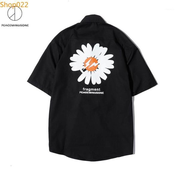 peaceminusone short sleeve shirt men women fragement daisy sunflower shirt black colour1, White;black
peaceminusone short sleeve shirt men women fragement daisy sunflower shirt black colour1, White;black
