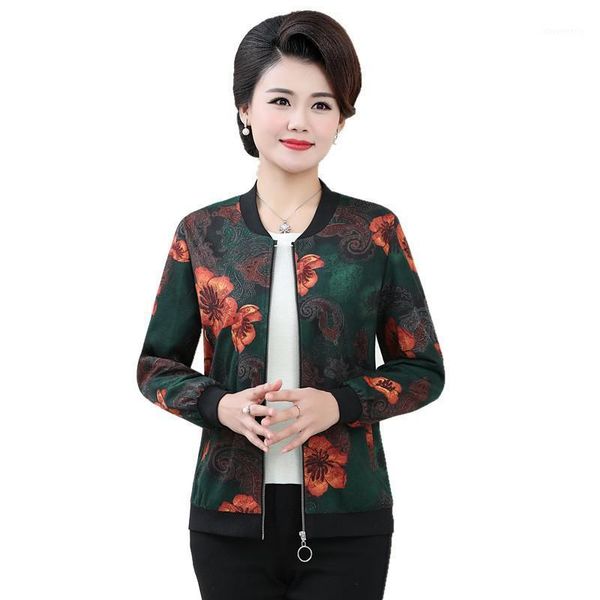 women's jackets 2021 spring autumn middle-aged women print jacket coat long sleeve fashion basic jackets1, Black;brown
women's jackets 2021 spring autumn middle-aged women print jacket coat long sleeve fashion basic jackets1, Black;brown