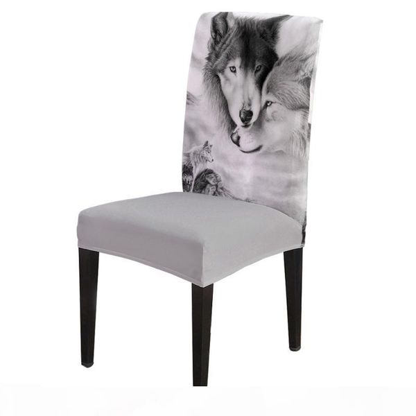 6 8pcs wolf love black and white dining chair cover spandex elastic chair slipcover case stretch for wedding l banquet
6 8pcs wolf love black and white dining chair cover spandex elastic chair slipcover case stretch for wedding l banquet
