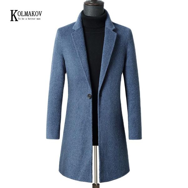 kolmakov winter new boutique men's business double-sided long woolen coat single breasted solid thick overcoat male size 3xl, Black
kolmakov winter new boutique men's business double-sided long woolen coat single breasted solid thick overcoat male size 3xl, Black