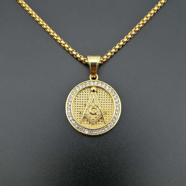 european and american hip-hop hiphop necklace titanium steel color ag gold-encrusted pendant / pendant necklace, Silver 
european and american hip-hop hiphop necklace titanium steel color ag gold-encrusted pendant / pendant necklace, Silver