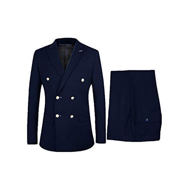 men's suits & blazers slim fit double breasted blazer 2 piece jacket and pants sets formal long business tuxedo suit, White;black
men's suits & blazers slim fit double breasted blazer 2 piece jacket and pants sets formal long business tuxedo suit, White;black