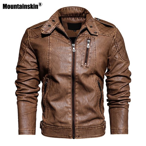 mountainskin fashion jacket men's motorcycle slim fit pu winter autumn windproof leather coat male sa974
mountainskin fashion jacket men's motorcycle slim fit pu winter autumn windproof leather coat male sa974