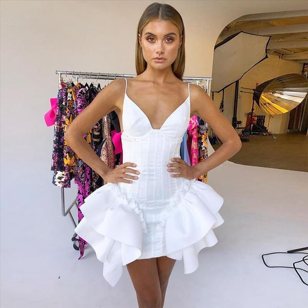 2020 bandage dress women spaghetti strap v-neck ruffles night club celebrity party bodycon mini dress women vestidos, Black;gray
2020 bandage dress women spaghetti strap v-neck ruffles night club celebrity party bodycon mini dress women vestidos, Black;gray