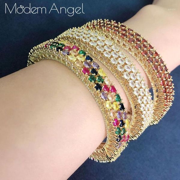 modemangel trendy saudi arabia bangle ring jewelry set for women wedding cubic zircon crystal cz aretes de mujer modernos1, Silver
modemangel trendy saudi arabia bangle ring jewelry set for women wedding cubic zircon crystal cz aretes de mujer modernos1, Silver