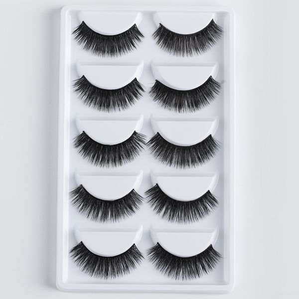 5 pair/box wispy 3d mink hair false eyelashes 100% handmade real soft false eyelash makeup fake eyelashes maquiagem
5 pair/box wispy 3d mink hair false eyelashes 100% handmade real soft false eyelash makeup fake eyelashes maquiagem