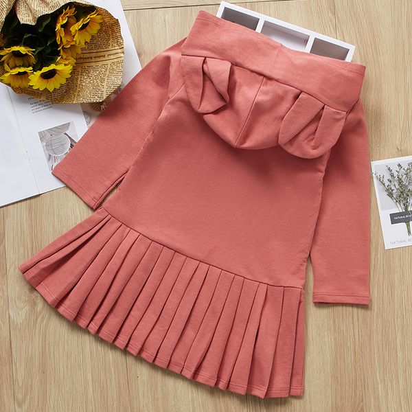 girls dress 2020 christmas girl kids dress blouse rabbit ears hooded ruched long sleeve princess dresses for children clothing lj200921, Red;yellow
girls dress 2020 christmas girl kids dress blouse rabbit ears hooded ruched long sleeve princess dresses for children clothing lj200921, Red;yellow