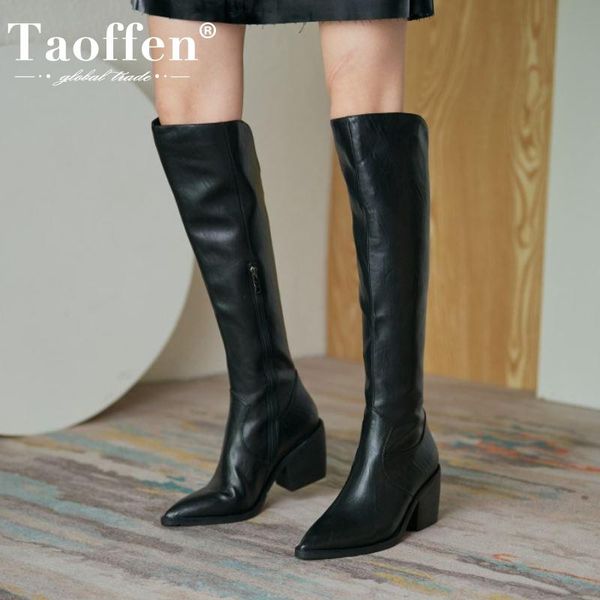 boots taoffen women knee high thick heel winter long fashion cool shoes footweear size 34-43, Black
boots taoffen women knee high thick heel winter long fashion cool shoes footweear size 34-43, Black