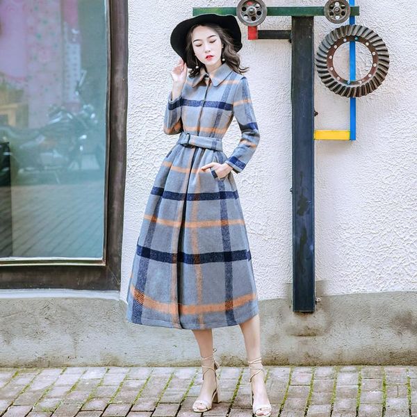 2020 cotton full long frayed sobretudo winter new korea temperament lattice loose coat woman fashion woollen overcoat, Black
2020 cotton full long frayed sobretudo winter new korea temperament lattice loose coat woman fashion woollen overcoat, Black