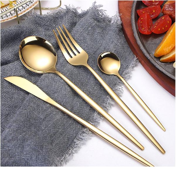 gold dinnerware set dinner knife fork spoon stainless steel tableware set home flatware set dishwasher safe cutlery bbysqe
gold dinnerware set dinner knife fork spoon stainless steel tableware set home flatware set dishwasher safe cutlery bbysqe