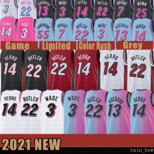 2021 new dwayne dwyane 3 wade basketball jersey jimmy 22 butler mens tyler 14 herro bam 13 adebayo goran 7 dragic kendrick 25 nunn black, Black;red
2021 new dwayne dwyane 3 wade basketball jersey jimmy 22 butler mens tyler 14 herro bam 13 adebayo goran 7 dragic kendrick 25 nunn black, Black;red