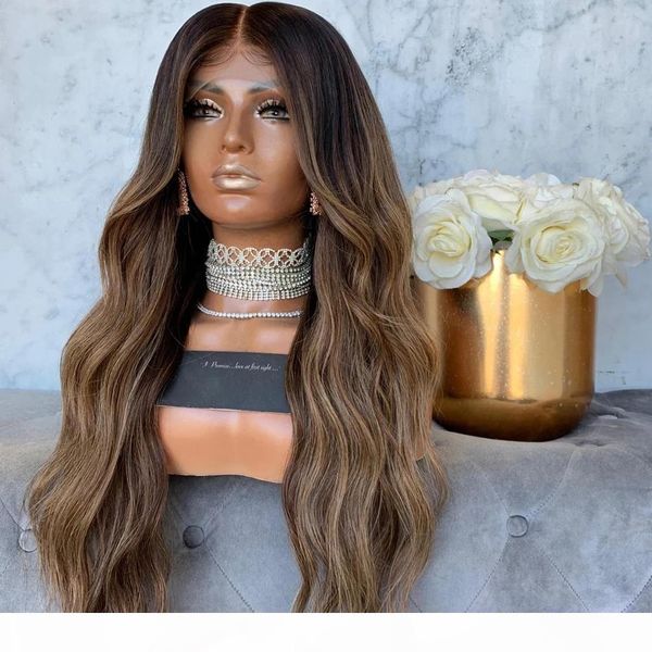 natural highlight body wave glueless full lace 180 density peruvian hair wigs for women with baby hair 360 lace frontal wig 13x4 lace, Black 
natural highlight body wave glueless full lace 180 density peruvian hair wigs for women with baby hair 360 lace frontal wig 13x4 lace, Black