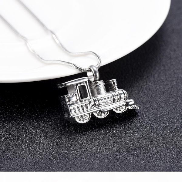 ijd10001 personalized mini train keepsake urn necklace stainless steel memorial cremation for human pet ashes holder gift jewelry, Silver
ijd10001 personalized mini train keepsake urn necklace stainless steel memorial cremation for human pet ashes holder gift jewelry, Silver
