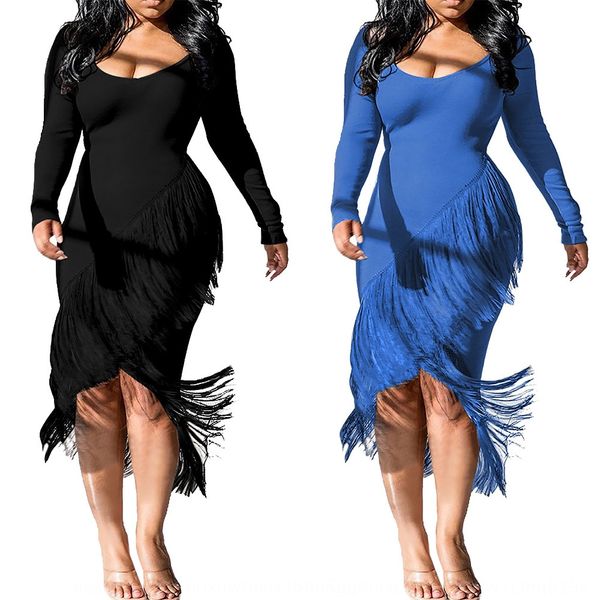 2020 new solid tassel skirt tassel skirt color dress long sleeve irregular slim fringed dress women pczkj, Black;gray
2020 new solid tassel skirt tassel skirt color dress long sleeve irregular slim fringed dress women pczkj, Black;gray