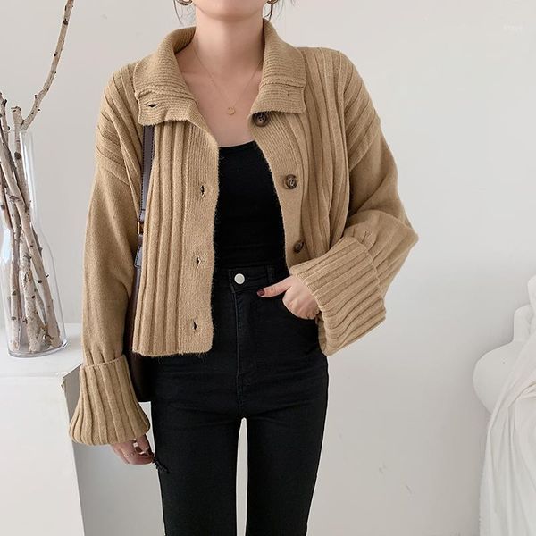 women button up cardigan sweater coat outwear korean and japaness style cropped coats d9621, White
women button up cardigan sweater coat outwear korean and japaness style cropped coats d9621, White