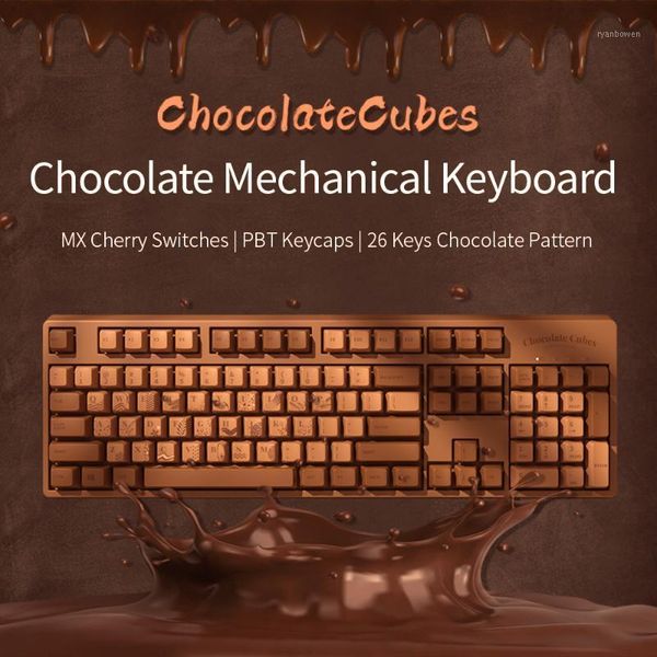 keyboards ajazz gaming keyboard with res/green cherry mechanical switch 104 keys chocolate for notebook pc 2021 1
keyboards ajazz gaming keyboard with res/green cherry mechanical switch 104 keys chocolate for notebook pc 2021 1
