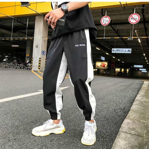 men's pants zk color block patchwork men hip hop muti style casual joggers trousers male windbreaker sweatpants, Black
men's pants zk color block patchwork men hip hop muti style casual joggers trousers male windbreaker sweatpants, Black
