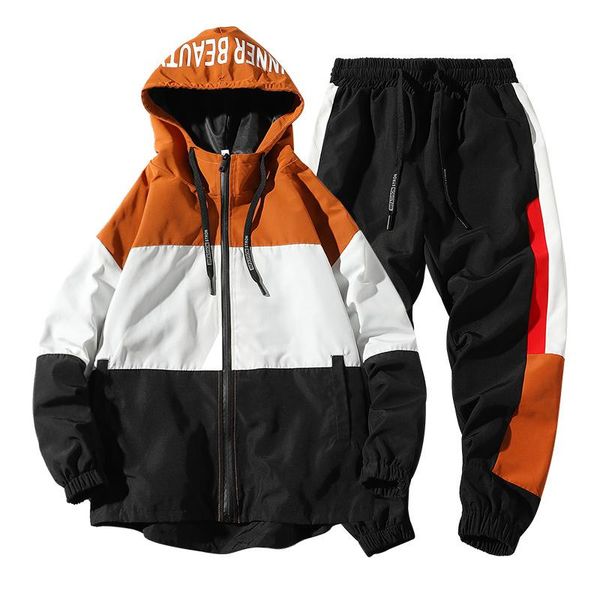 men's sportswear sets autumn spring hoodies male casual tracksuit jacket + sweatpants track suit for men kg-301, Gray
men's sportswear sets autumn spring hoodies male casual tracksuit jacket + sweatpants track suit for men kg-301, Gray