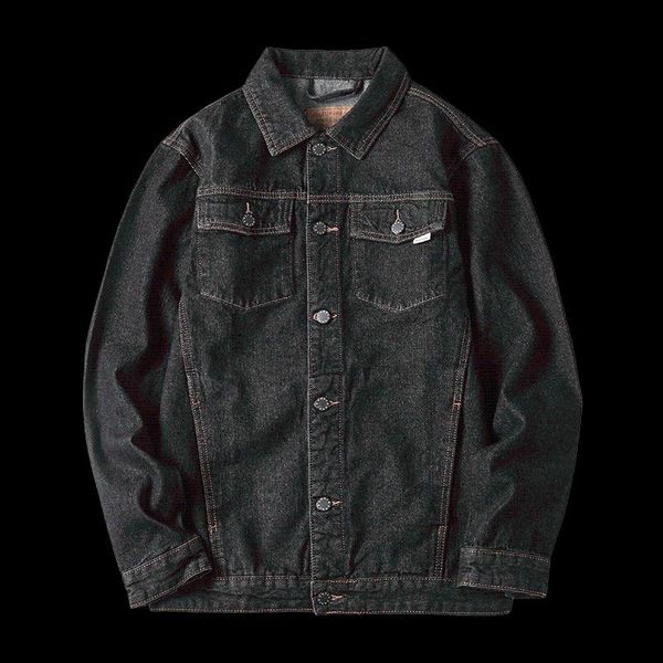 men's jackets port&lotus spring autumn mens denim jacket plus size trendy fashion bomber ripped male cowboy jeans big and tall 6xl 7xl, Black;brown
men's jackets port&lotus spring autumn mens denim jacket plus size trendy fashion bomber ripped male cowboy jeans big and tall 6xl 7xl, Black;brown