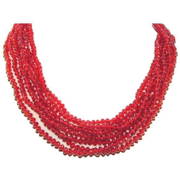 chokers red crystal necklace multi layer european style fashion choker twist jewelry for women, Golden;silver
chokers red crystal necklace multi layer european style fashion choker twist jewelry for women, Golden;silver