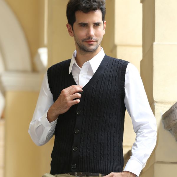 2021 new spring men vests 100% cotton cardigan with no sleeves knitted wool single-mesh breasted v-neck male waistcoat hxow, White;black
2021 new spring men vests 100% cotton cardigan with no sleeves knitted wool single-mesh breasted v-neck male waistcoat hxow, White;black