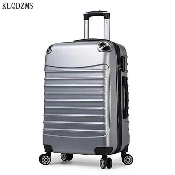klqdzms new carry-ons men women travel spinner rolling luggage on wheels 20/24 inch cabin trolley suitcase lj201114
klqdzms new carry-ons men women travel spinner rolling luggage on wheels 20/24 inch cabin trolley suitcase lj201114