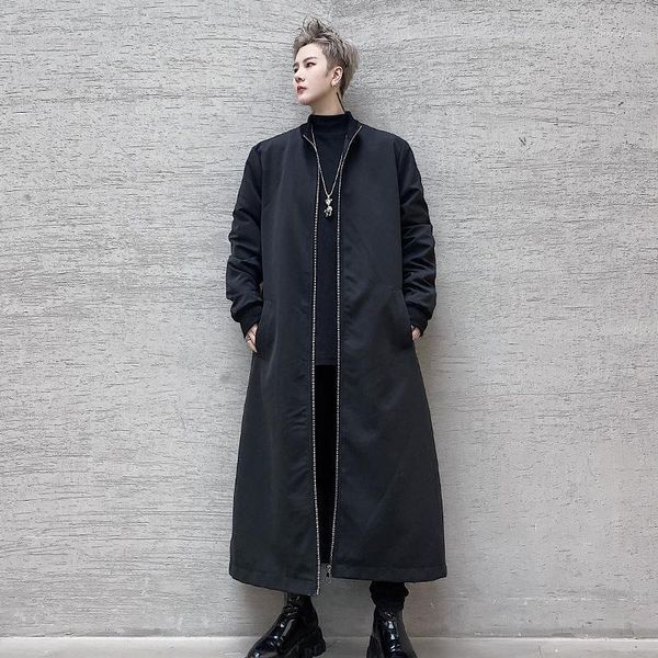 male streetwear hip hop gothic windbreaker cardigan jacket overcoat men zipper long trench coat outerwear1, Tan;black
male streetwear hip hop gothic windbreaker cardigan jacket overcoat men zipper long trench coat outerwear1, Tan;black