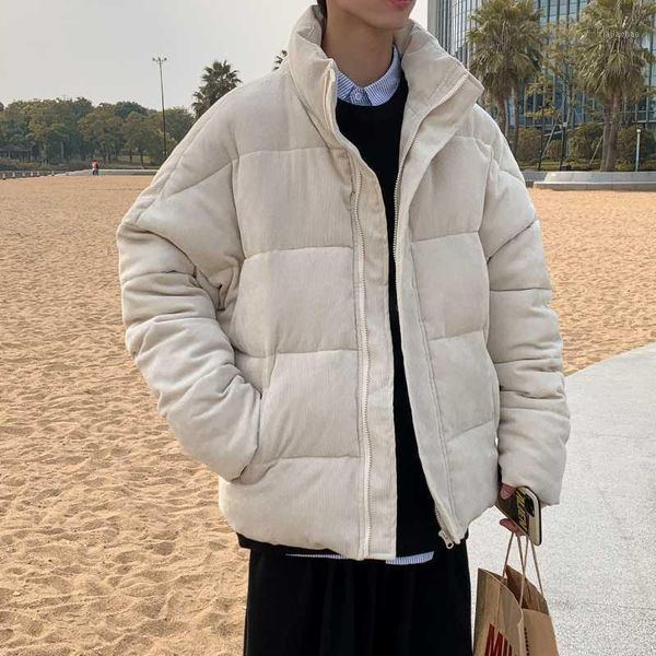 winter corduroy cotton-padded jacket winter men's stand-up collar jacket fashion simple solid color warm bread clothing1, Black
winter corduroy cotton-padded jacket winter men's stand-up collar jacket fashion simple solid color warm bread clothing1, Black