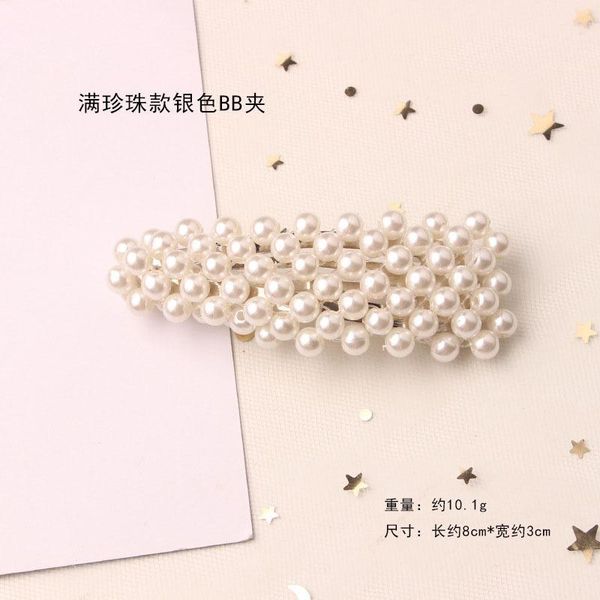 1pc korean fashion pearl hair clips for women girls elegant snap barrettes hairpins hairgrips hair accessories styling tools swy bbyonb
1pc korean fashion pearl hair clips for women girls elegant snap barrettes hairpins hairgrips hair accessories styling tools swy bbyonb