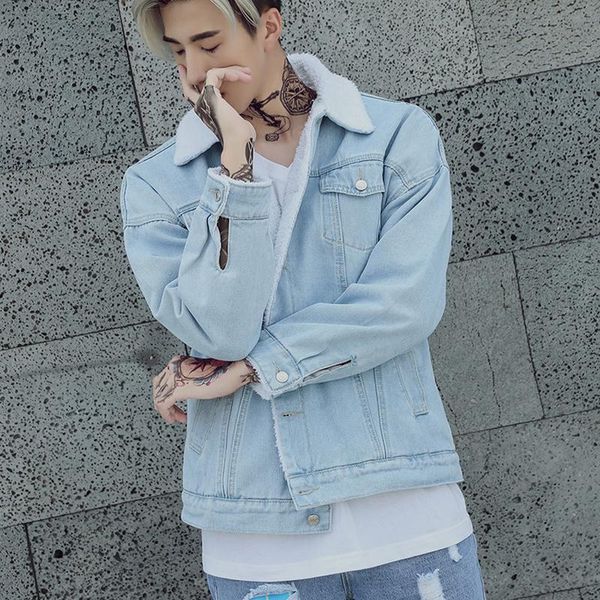 мужская зима толстый теплый denim jacket mens овечьей шерсти куртки вскользь отложным воротником сгущаться джинсы coat мужской марка парой о, Black;brown
мужская зима толстый теплый denim jacket mens овечьей шерсти куртки вскользь отложным воротником сгущаться джинсы coat мужской марка парой о, Black;brown