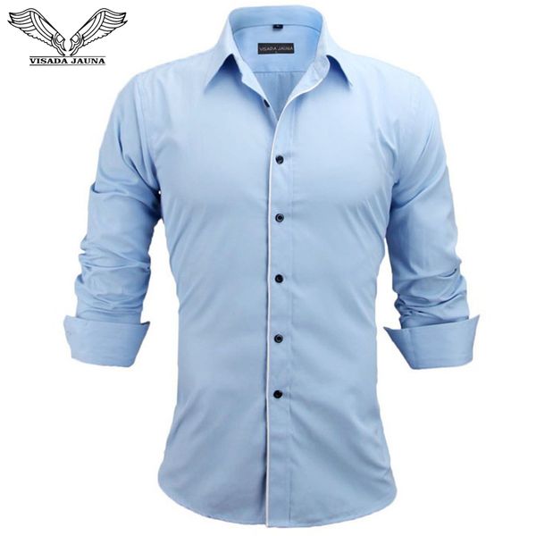 visada jauna europe size mens shirts new style shirts men solid color long sleeve business cotton dress shirts for men n829 y0104, White;black
visada jauna europe size mens shirts new style shirts men solid color long sleeve business cotton dress shirts for men n829 y0104, White;black