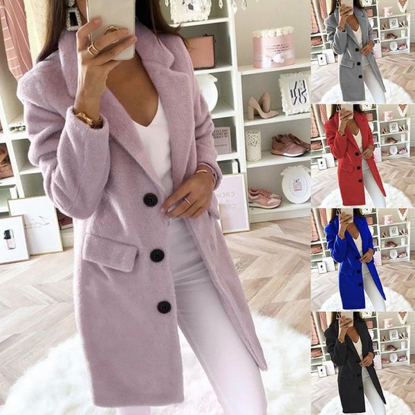 2020 fashion autumn long coat women turn down collar solid yellow coat casual lady slim elegant blends outerwear clothes, Black
2020 fashion autumn long coat women turn down collar solid yellow coat casual lady slim elegant blends outerwear clothes, Black