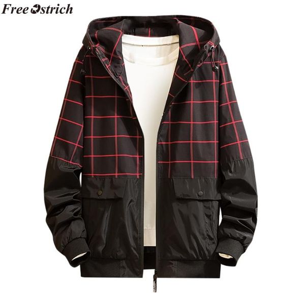 men's jackets ostrich jacket autumn casual fashion plaid printing patchwork pocket hoodie thin coat,fashion, Black;brown
men's jackets ostrich jacket autumn casual fashion plaid printing patchwork pocket hoodie thin coat,fashion, Black;brown