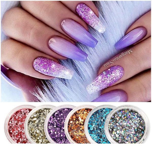 1 box rose gold nail sequins colorful bling nail glitter powder mixed size nails flakies paillette 3d nail art de qyllda, Silver;gold
1 box rose gold nail sequins colorful bling nail glitter powder mixed size nails flakies paillette 3d nail art de qyllda, Silver;gold